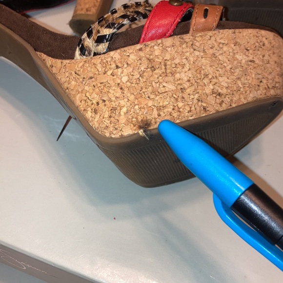 Multicolored Sandal Pumps - Picture 10 of 13